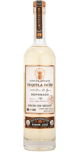 Tequila  Muestra No Ocho Reposado Widow Jane 750 Ml