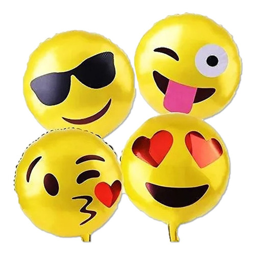 Globos Metalizados Emojis 45 Cm Vgml