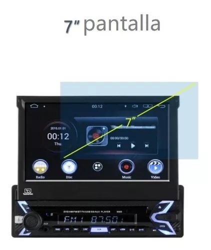Ripley - RADIO AUTO MOTORIZADA 1 DIN PANTALLA HD TACTIL MIRROR LINK / 213055