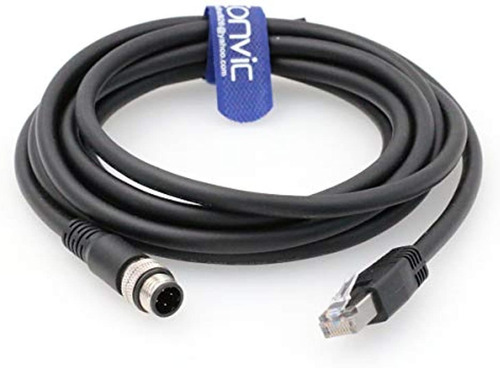 Eonvic M12 D-code - Cable Flexible De 4 Pines Para Camara I