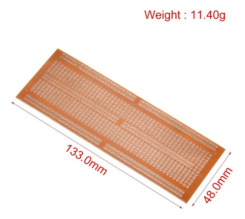Baquelita Perforada Con Pistas Universal 4.8×13.3cm Kit-2