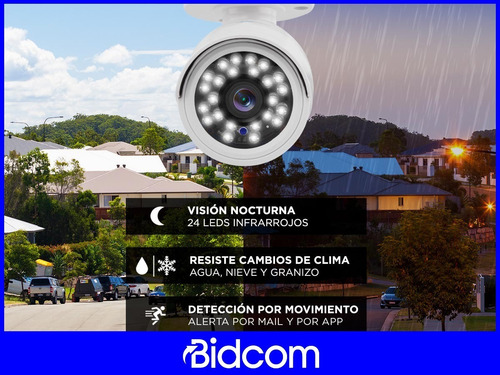 Imagen 3 de 9 de Cámara Seguridad Gadnic Bullet 36 Leds 720p Hd Resistente