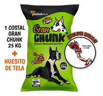 Comprar Croqueta Perro Adulto Granchunk 25kg mas un huesito de tela