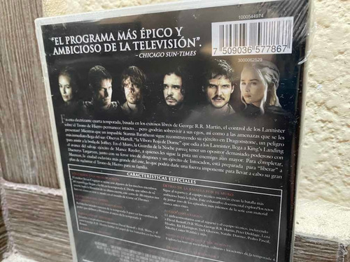 Juego De Tronos Game Of Thrones Temporada 4 Hbo Dvd