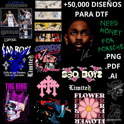 + De 30,000 Diseños De Dtf Desublimacion Digitales