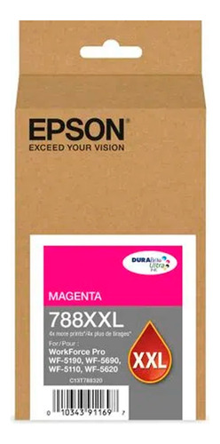 Cartucho De Tinta Epson T788xxl Magenta T788xxl320