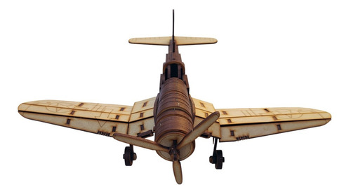 Imagen 2 de 5 de Avión F4u Corsair Para Armar Puzzle