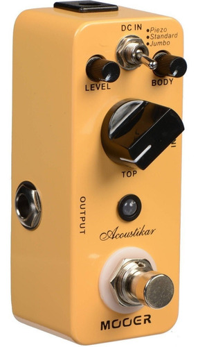 Pedal Efecto P/guit Simulados Acus Mooer Acoustikar Cuota 