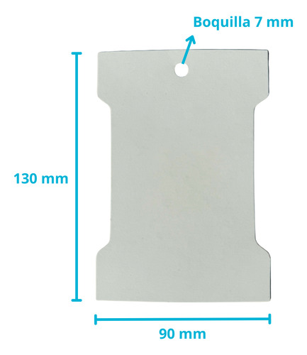 Etiqueta De Carton Para Accesorios Pulseras Y Gomitas X1000u