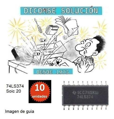 Linea 74ls Dm 74ls374 Wm  Soic 20  10 Unidades