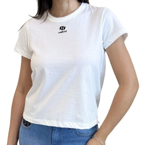 Camiseta T-shirt Colcci Duplo C Iconic Gisele Original Cores