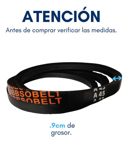 Banda A45 Rubbsobelt