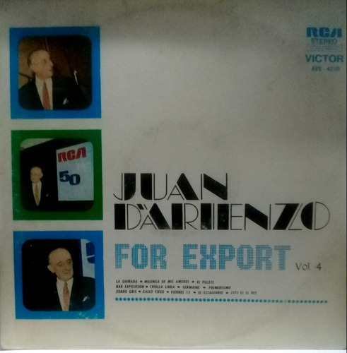 Lp Juan D'arienzo  (for Export Vol.4)