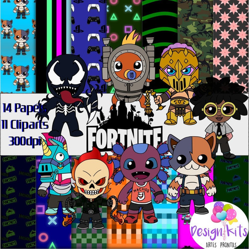 Kit Digital Fortnite Cute