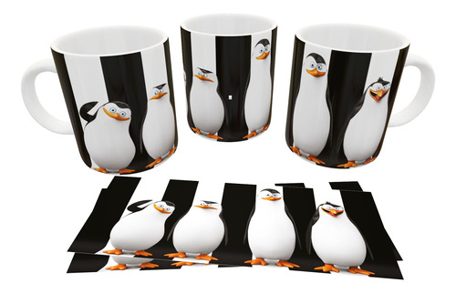 Caneca Filmes Pinguins Madagascar