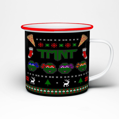 Taza De Peltre Regalo Feliz Navidad