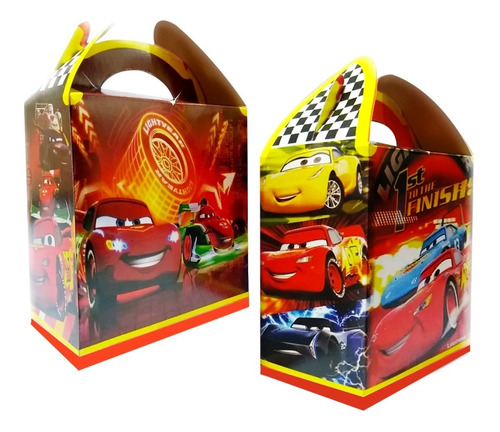 Cars Rayo Mcqueen Cajas Dulceras Fiesta Infantil Dulceros