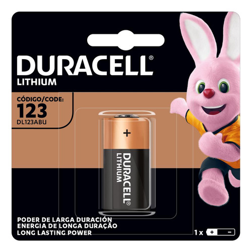 Pila Duracell Lithium Dl 123/3v X1