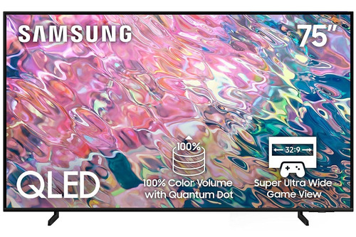 Smart TV Samsung QN75Q60BDFXZA QLED Tizen 4K 75" 110V - 120V