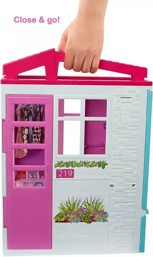 Conjunto Cenário e Boneca - Barbie - Casa Glam 360 - Mattel