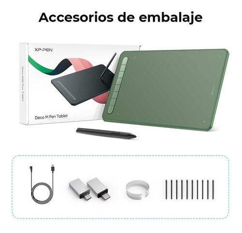 Imagen 7 de 10 de Tabla Digitalizadora Xp-pen Deco M Dibujo Profesional