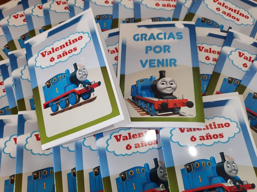 Libritos Para Pintar Cumple Cumpleaños Thomas El Tren X 10