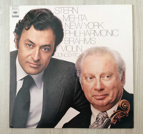 Vinilo Stern, Mehta/new York Philharmonic - Brahms/ Violin