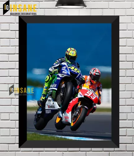 Quadro decorativo A3 Moto esportiva