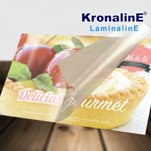 Imagen 4 de 7 de Pelicula Laminar Plastificar Kronaline Lc102 Glossy Rollo Te