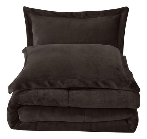 Juego Edredón Reversible 3 Piezas Micromink Sherpa