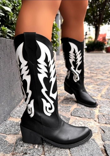 Botas Texanas Caña Alta, Estilo Y Comodidad - Tendencia 2025
