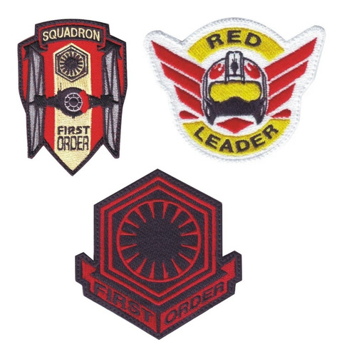 Parches Bordados Stars Wars First Order Y Red Leader