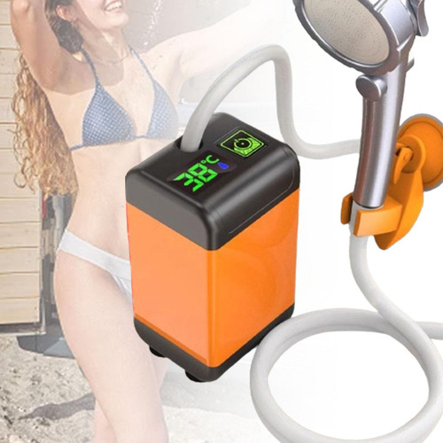 Ducha Portátil Ducha De Camping Salida De Agua 7800mah