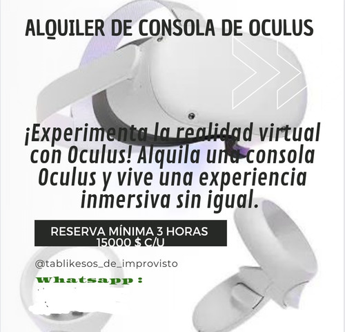 Arriendo De Juegos De Realidad Virtual 