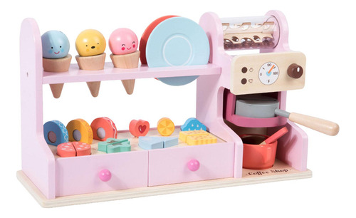 Juguete De Helado De Madera Para Niños De 3, 4, 5 Y 6 Años,