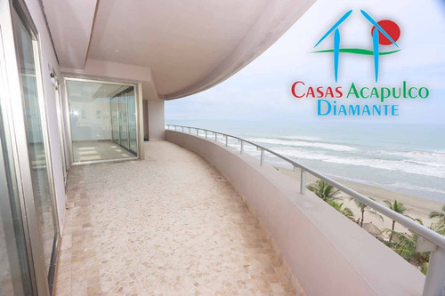 Imagen 6 de 29 de Cad Vidamar Ii A Ph 1. Sala A Doble Altura Con Terraza Y Vista Al Mar