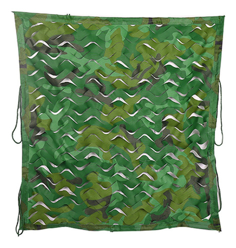 Red Malla Sombra Exterior Decorativa Camuflaje Verde 3x4m