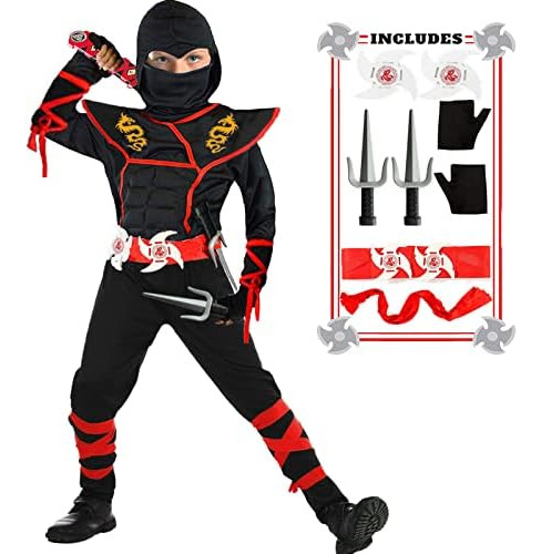 Disfraz De Ninja Satkull Para Niños Y Niñas, Disfraz De Ninj