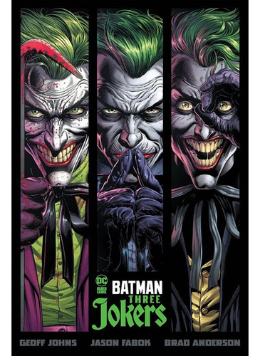 Batman Three Jokers Geoff Johns Tapa Dura En Ingles En Stock