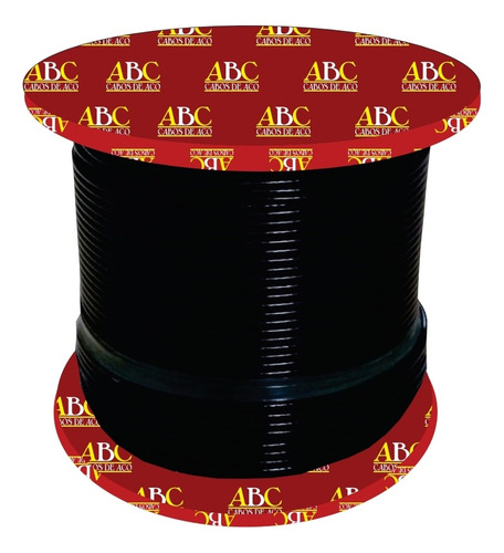  50 Metros Cabo De Aço P/ Academia 5/32 6mm 6x19 Nylon Pa 12