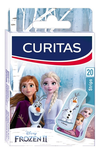 Vendas: band-aids Disney Frozen II com design: x20 unidades Disney Frozen Ill Band-Aids Frozen, pacote completo para 20 x 20 unidades
