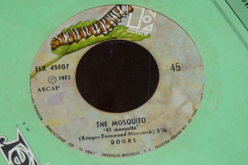 Jch- The Doors The Mosquito Rock 45 Rpm