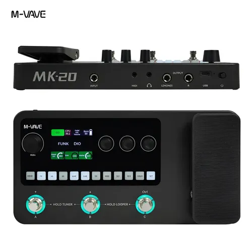M-vave MK-20 マルチエフェクター M-vave Mk-20 Multi-efectos Battery Integrada 128 Patterns | Cuotas