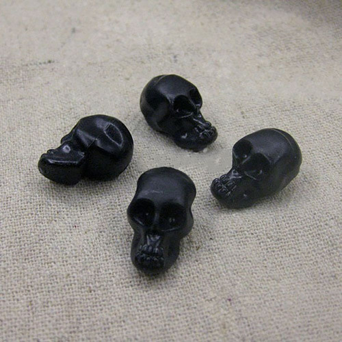 50 Minicabezas De Esqueleto De Halloween De 2,1 Cm Y 3,5 Cm