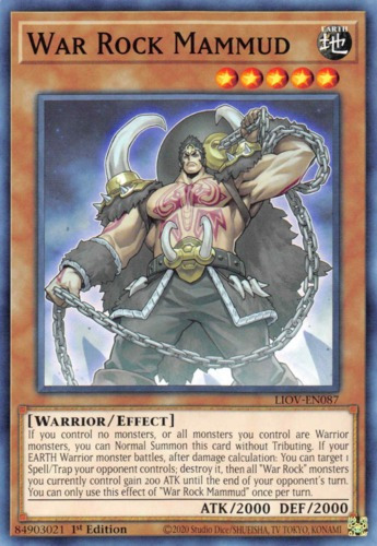 War Rock Mammud (liov-sp087) Yu-gi-oh!