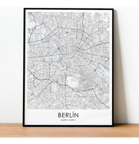 Mapa Ciudad De Berlín