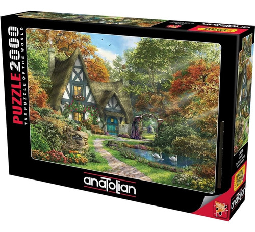 Anatolian 2000piece Jigsaw Puzzle - The Autumn Cottage Jigsa