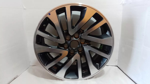 Roda Nissan Frontier 19/21 Aro 18 Diamantada Cinza Escuro