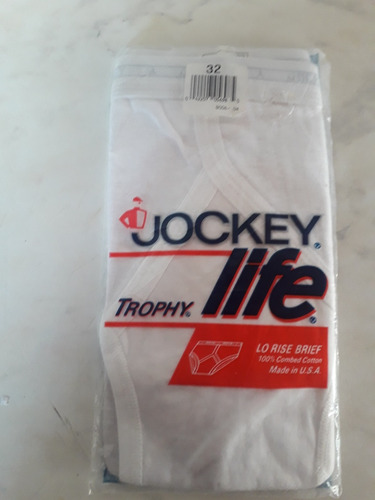 Calzoncillo Clásico Vintage  Jockey  Life Talla 32 (m) Hombr