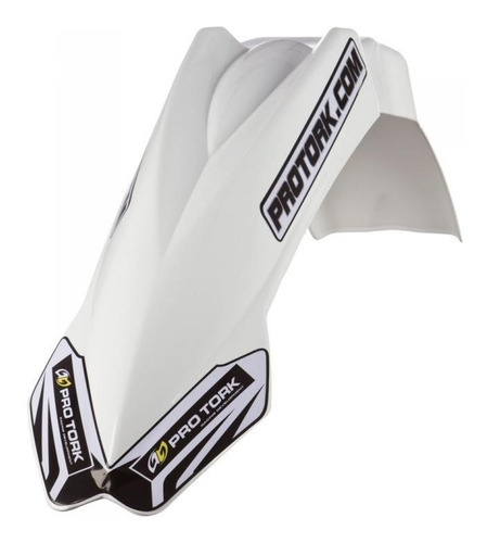 Guardabarro Delantero Universal Mx2 Blanco Pro Tork Fasmotos